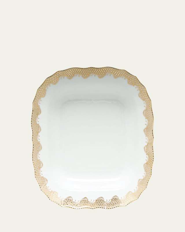Gold Fish Scale Fruit Dish